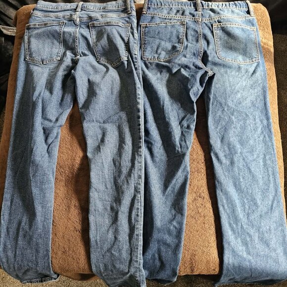 Old Navy Boys Jeans Size 16 Bundle – Straight & Tapered Blue Denim - Picture 3 of 4